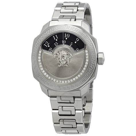 versace watch men silver|where to buy Versace watches.